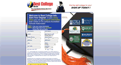 Desktop Screenshot of bestcollegeinfo.com